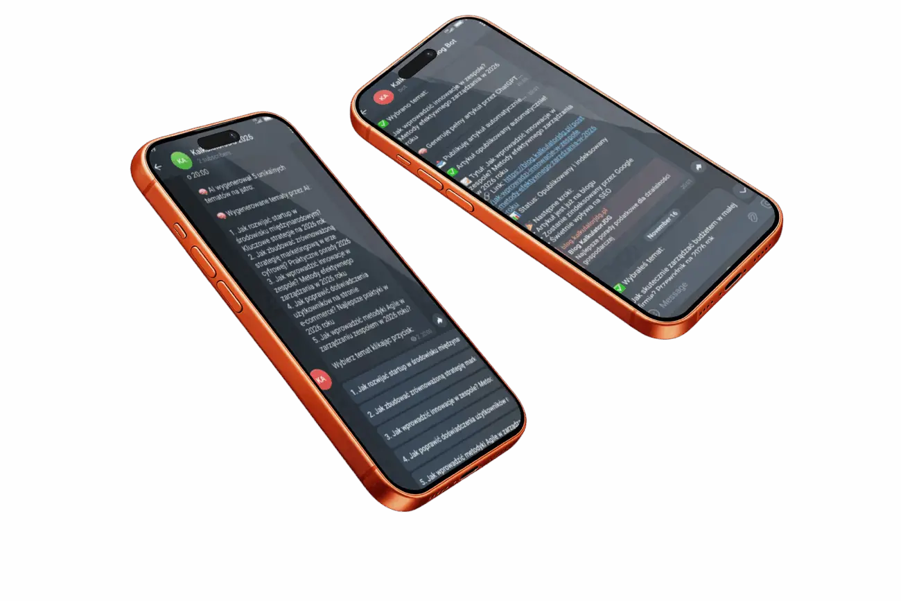 Wykorzystujemy moc AI, aby Twój biznes działał mądrzej. Automatyzujemy procesy, wdrażamy chatboty i optymalizujemy kampanie, oszczędzając Twój czas i maksymalizując wyniki.